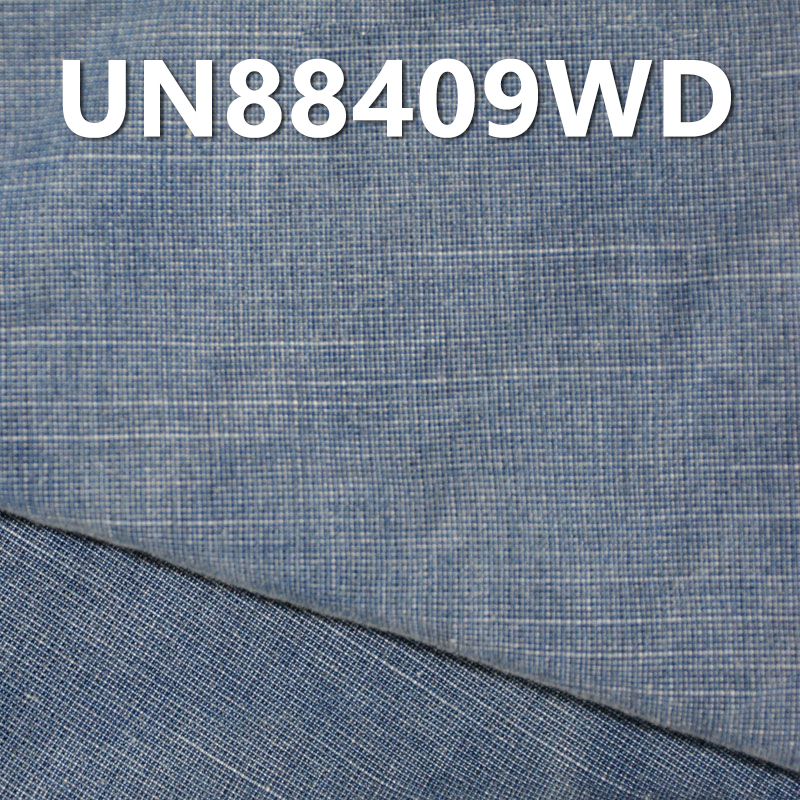 Cotton-Polyester Denim | 6.2oz Wash Weft Slub Twill | Poplin Denim | Jeans, Skirts, Shirts Fabric