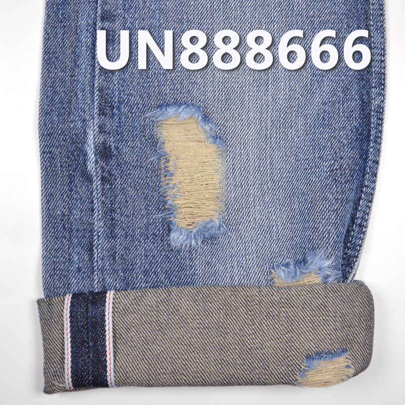 100% Cotton Selvedge Denim Fabric | 11.5 oz Slub Color Cotton Twill Denim Fabric | For Jeans Denim Skirts Denim Jackets