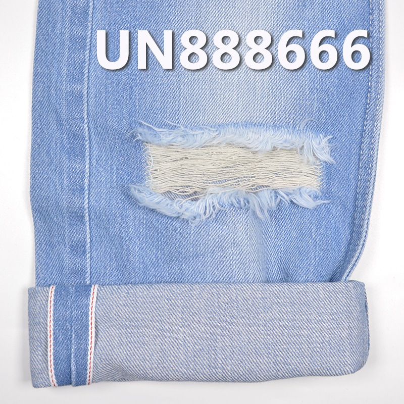 100% Cotton Selvedge Denim Fabric | 11.5 oz Slub Color Cotton Twill Denim Fabric | For Jeans Denim Skirts Denim Jackets