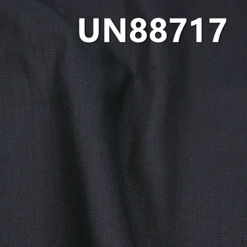 99% Cotton 1%Spandex Blue Fill Mid Blue Denim Twill 57/58"  12.3OZ UN88717