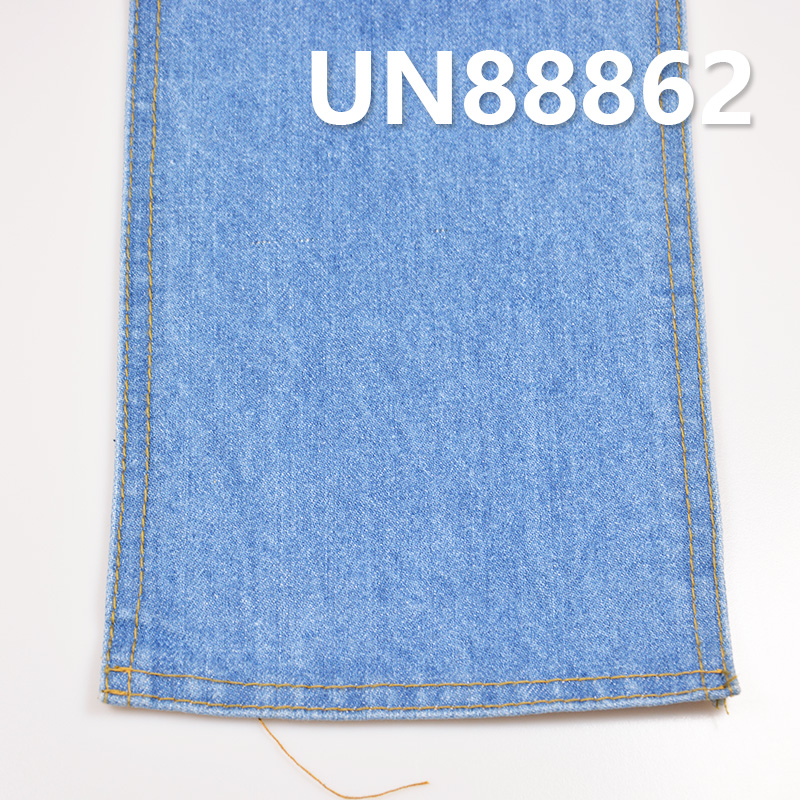 13.4oz Cotton Selvedge Denim Fabric | 3/1"Z" Twill Slub Cotton with Colored Cotton Base | Raw Denim for Jeans, Shirts & Jackets