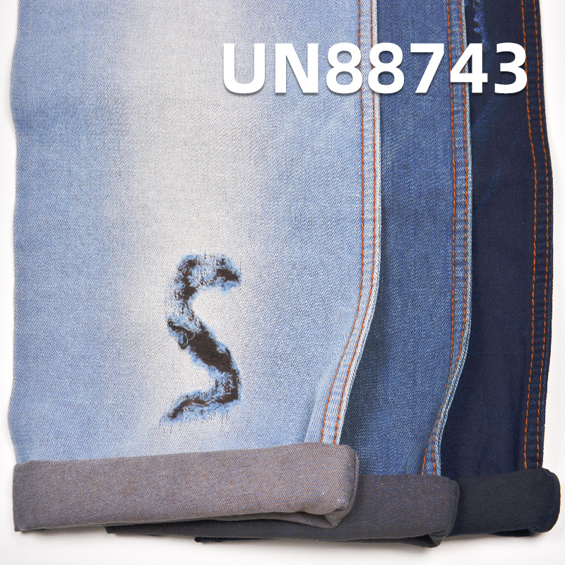 Blue Warp Black Weft Denim | 8.4oz 100% Cotton Twill Fabric | Reactive Black | Fabric for Jeans, Denim Skirts, Shirt Jackets