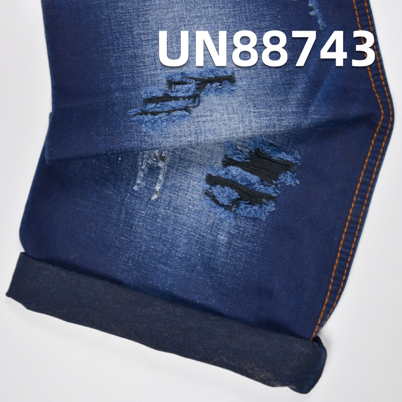 Blue Warp Black Weft Denim | 8.4oz 100% Cotton Twill Fabric | Reactive Black | Fabric for Jeans, Denim Skirts, Shirt Jackets