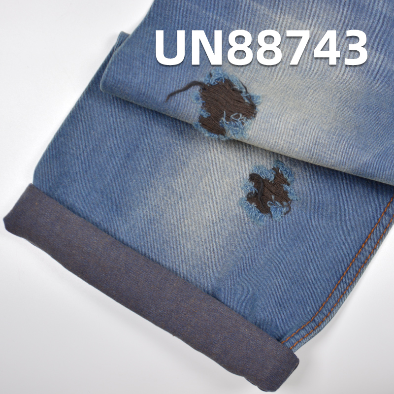 Blue Warp Black Weft Denim | 8.4oz 100% Cotton Twill Fabric | Reactive Black | Fabric for Jeans, Denim Skirts, Shirt Jackets