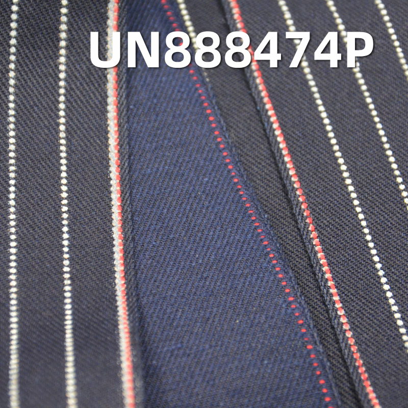100% Cotton Stripe Dyed Selvedge Denim Twill 29/30"   8oz UN888474P