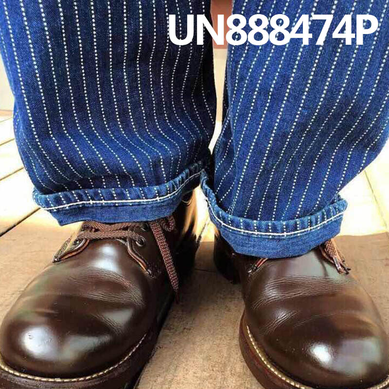 100% Cotton Denim | 8oz 3/1“S” Twill Striped Denim | Colored Selvedge Dyed & Printed Denim | Fabric for Jeans, Skirts,Shirts