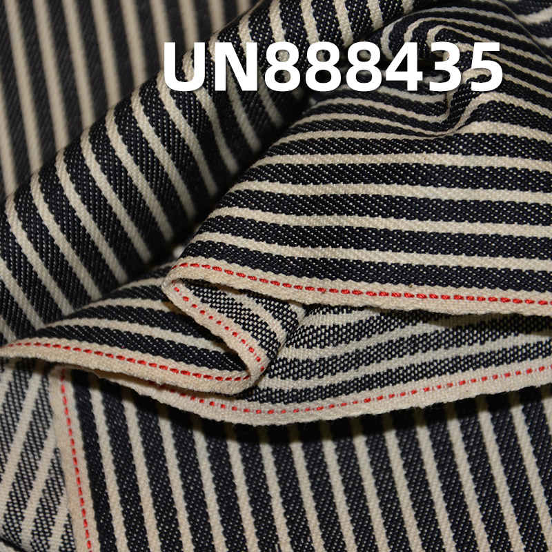 100% Cotton Stripe Selvedge Denim Twill 32/33"  7.5oz UN888435