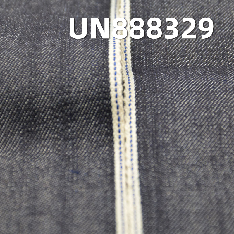 100% Cotton Selvedge Denim | 7.5oz Slub Cotton 2/1 “Z” Twill Fabric | Raw Denim for Jeans, Skirts, Shirts, Jackets