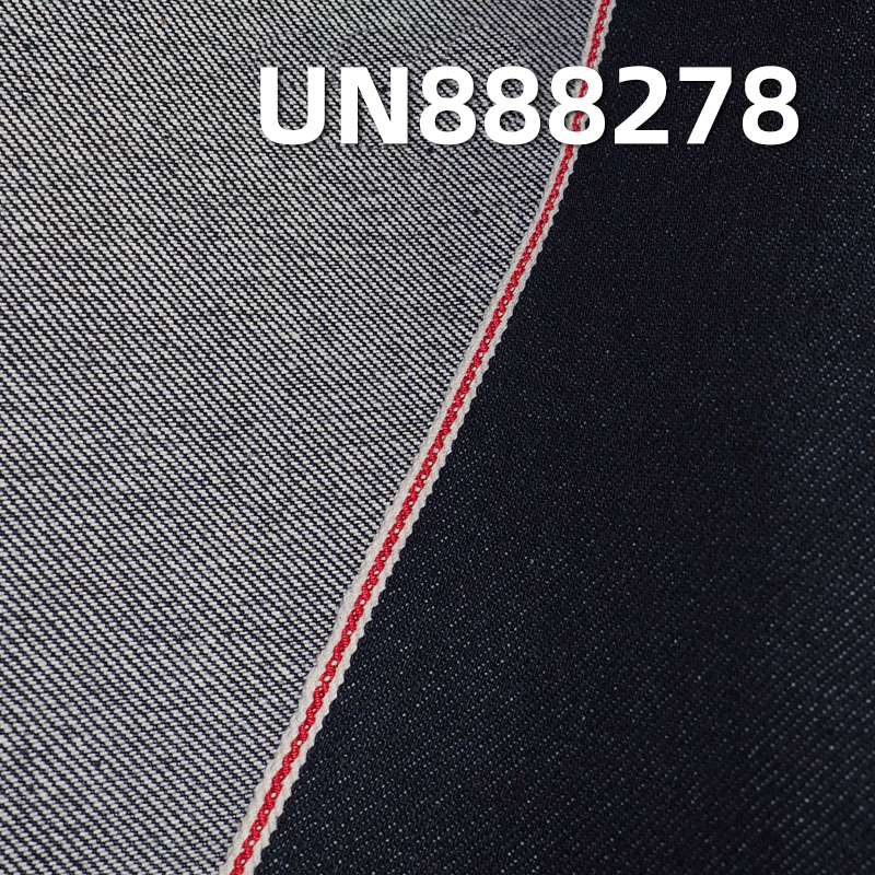 100%Cotton Red Selvedge Denim | 12.5 oz Four-Piece  Twill | Fabric for Jeans and Jackets