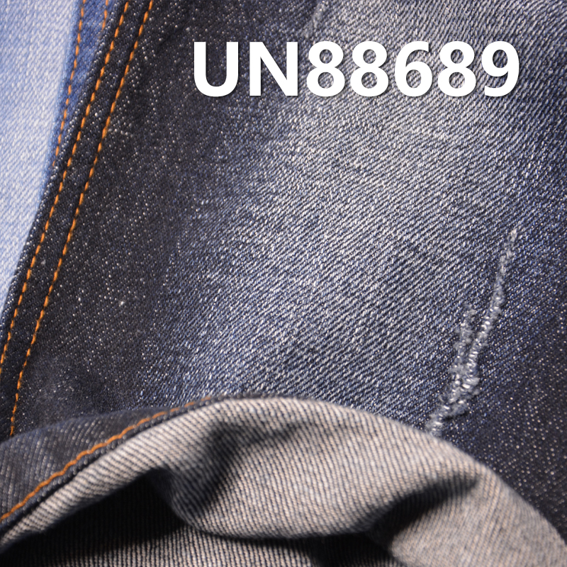 Stretch Denim Fabric | 12.7oz Cotton-Linen Stretch Twill Denim | 3/1 "Z"Twill Denim | Jeans, Streetwear Denim Jackets, Outerwear Fabric