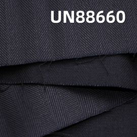 100% Cotton Herringbone  Black Weft Denim UN88660