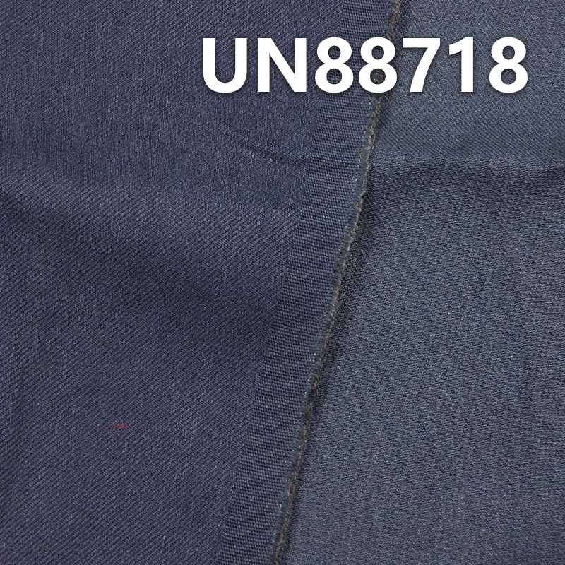 99% Cotton 1% Spandex Blue Fill Black Denim Twill 54/56" 12.3OZ UN88718