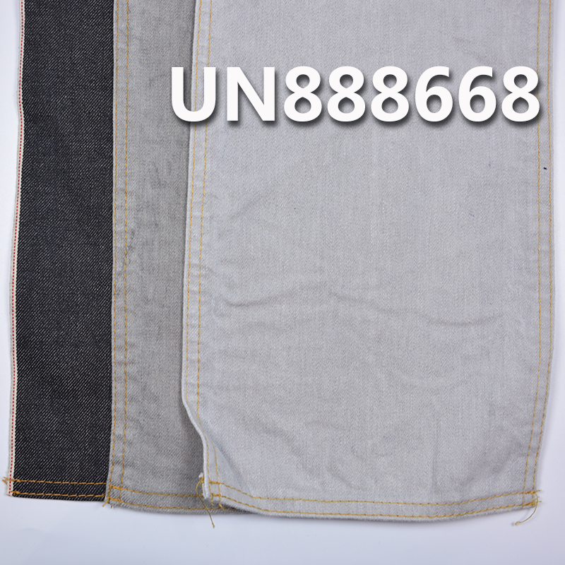 99%Cotton 1%Spandex Black Selvedge Denim "Z" Twill 32/33" 10.5oz UN888668