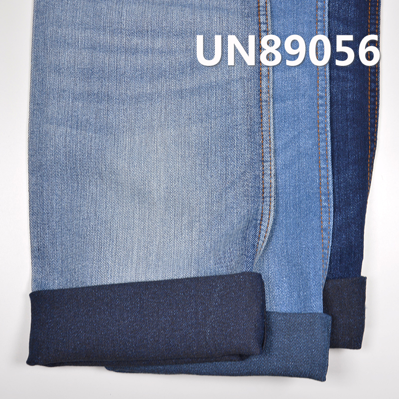 Cotton Poly Stretch Denim Fabric | 9.4 oz Slub 3/1 "Z" Twill Denim Fabric | For Jeans Denim Skirts Denim Tops