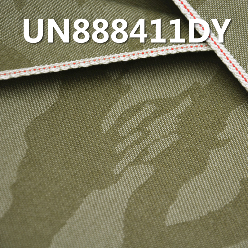 UN888411DY Cotton dyeing jacquard camouflage denim 32/33" 8oz