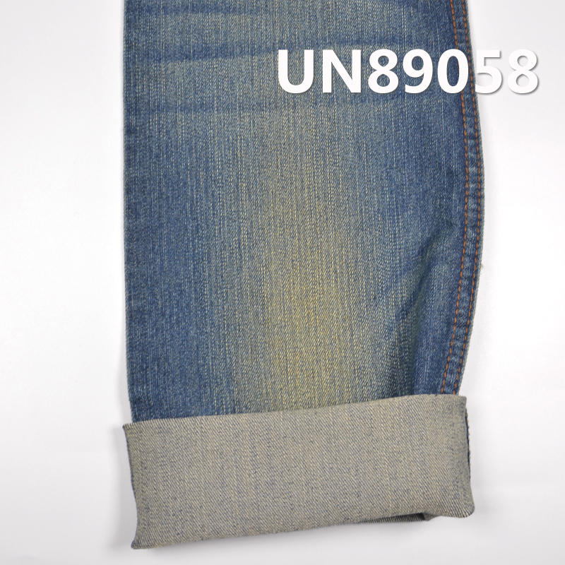Stretch Denim Fabric | 9.9 oz Poly Cotton Slub 3/1 "Z" Twill Denim Fabric | For Jeans Denim Skirts Denim Tops