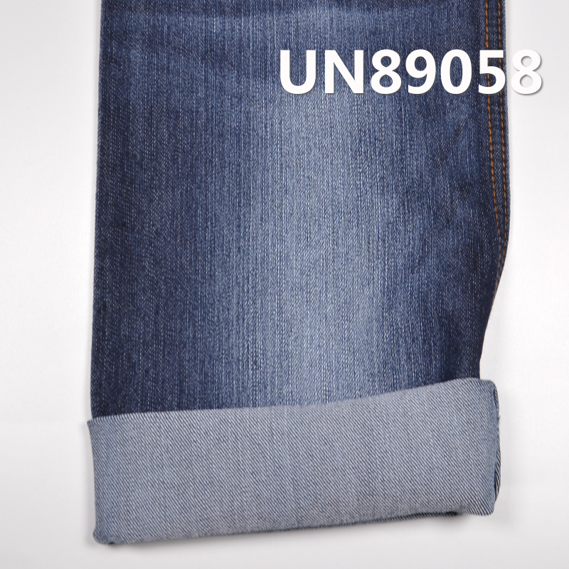 Stretch Denim Fabric | 9.9 oz Poly Cotton Slub 3/1 "Z" Twill Denim Fabric | For Jeans Denim Skirts Denim Tops