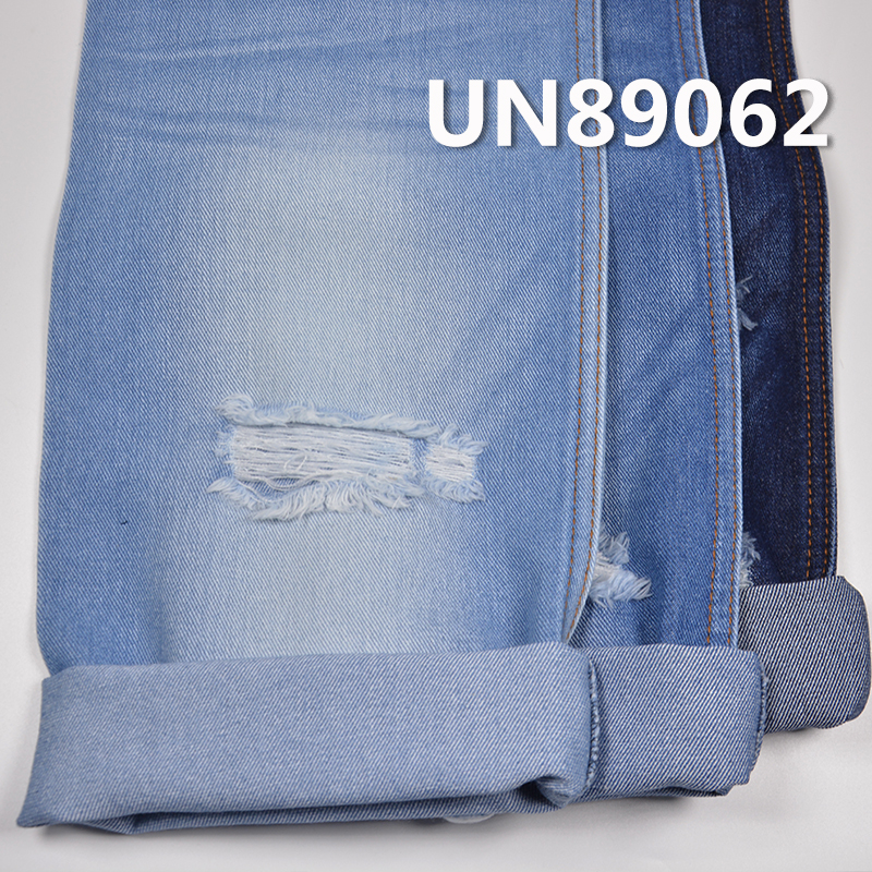 Cotton Poly Denim Fabric | 9.8 oz 3/1 Left Hand Twill Denim Fabric | For Jeans Denim Skirts Denim Tops