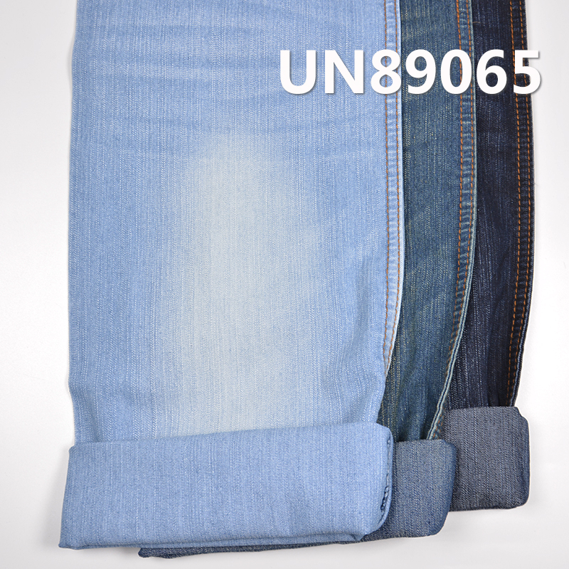 Stretch Denim Fabric | 8.8 oz Cotton Poly Slub 3/1 Right Hand Twill Denim Fabric | For Denim Skirts Denim Tops