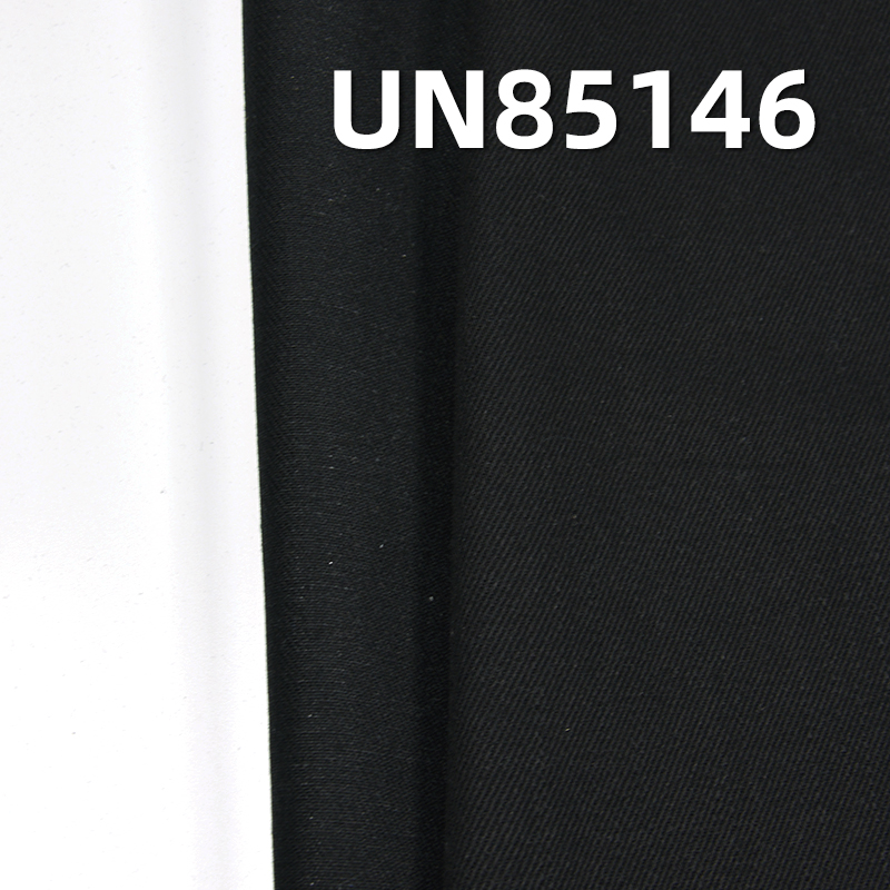 Black/Black Crosshatch Slub Denim | 13.3oz Heavyweight Denim | Fabric for Jeans, Jackets & Workwear