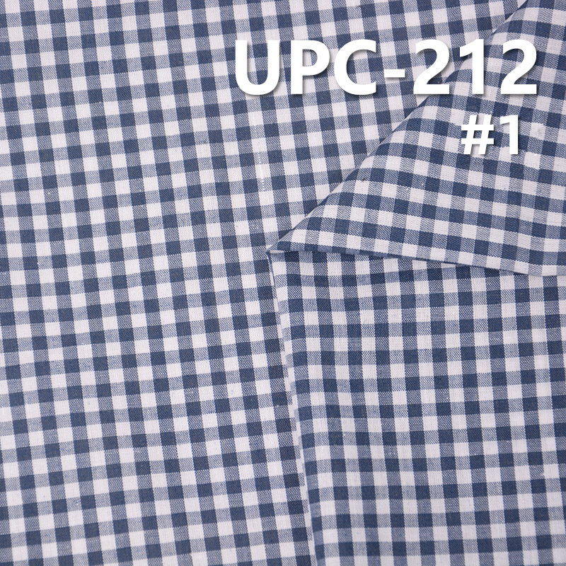 96g/m² 100% Cotton Check Yarn-Dyed Fabric | For Trousers, Skirts & Casual Shirts