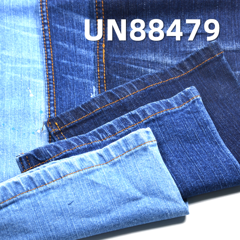 Stretch Denim Fabric | 10.3oz Cotton Stretch Slub Denim Twill  | For Jeans, Denim Skirts & Denim Jackets