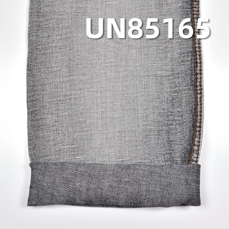 Linen-Cotton Denim Fabric | 7.5 oz Spring-Summer Denim Fabric | Fabric for Denim Skirts and Denim Shirts