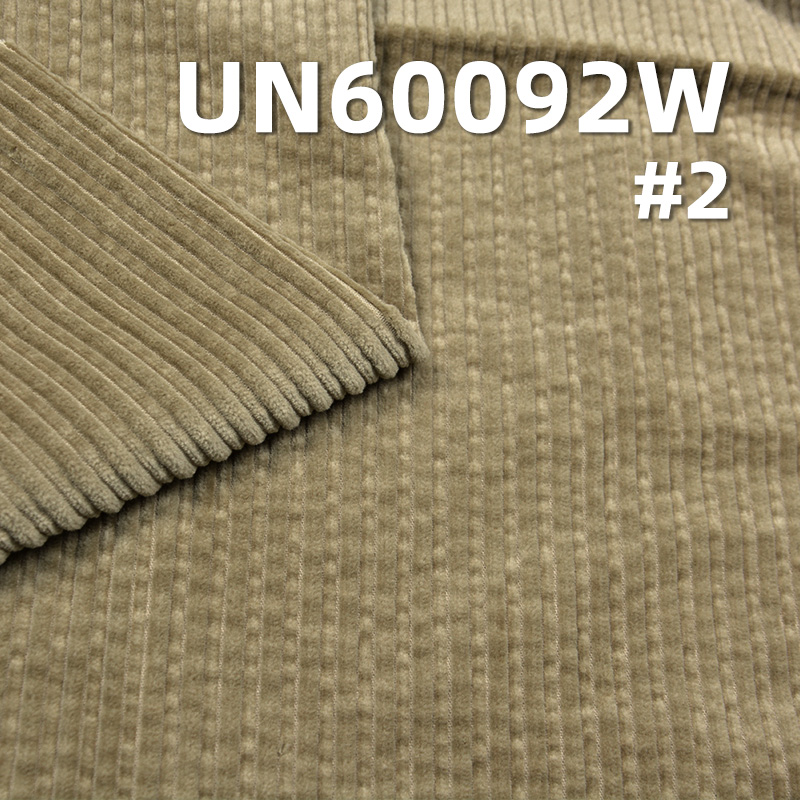 290g/m² Cotton Corduroy | 6-Wale Parent-Child Striped Washed Corduroy | Fabric for Pants, Skirts, Hats, and Casual Jackets