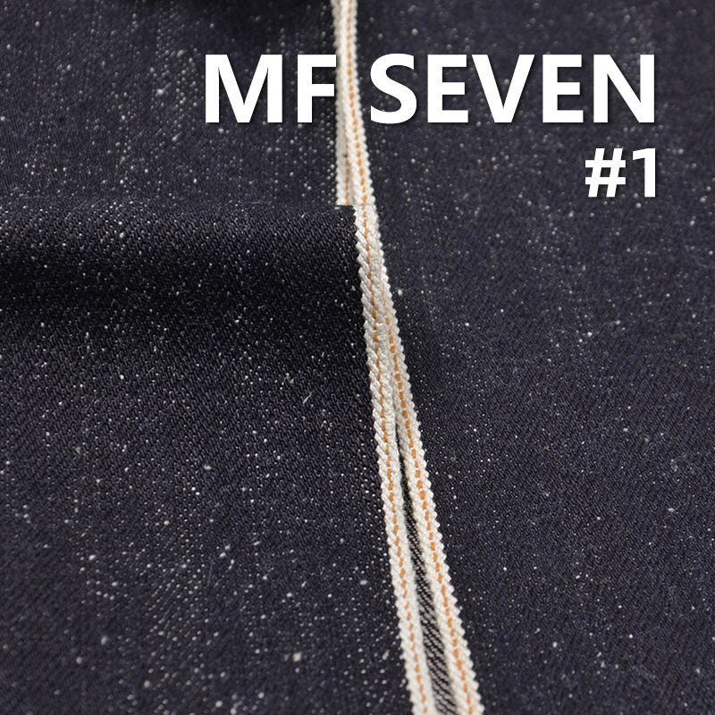 100% Cotton Slub Pearl Yarn Selvedge Raw Denim 15oz 32/33" MF SEVEN