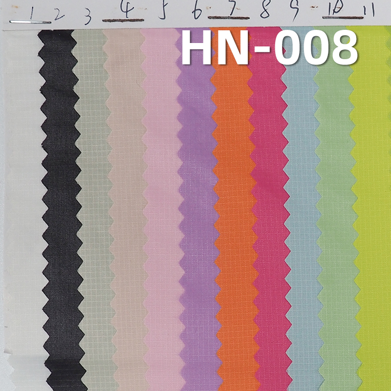 100%Nylon 0.15*0.15 Full Dull  Rip-Stop Fabric 58/60" HN-008