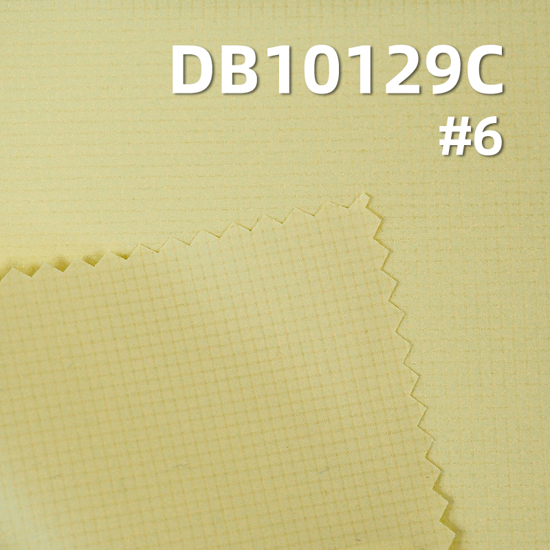 100%Polyester  Flowing light Checks Fabric Scalding Filming W/R Antistatic 63g/m2 58/59" DB10129C