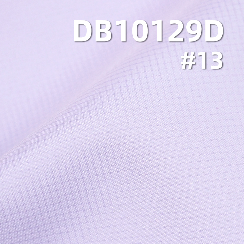 100%Polyester  Flowing light Checks Fabric Composite Filming W/R Antistatic 87g/m2 58/59" DB10129D