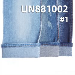 94.3% cotton 4.4% polyester 1.3 Spandex T400  Three core stretch denim 57/58" 11oz UN881002