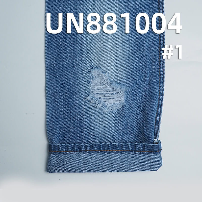 11 oz 100% Cotton Warp Slub Denim |  Right-Hand Twill Fabric | Woven Denim | Jeans & Jackets Fabric