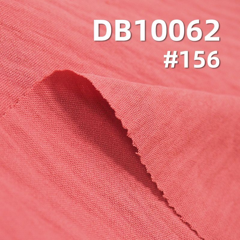 CEY Plain Stretch Dyed Fabric | Ice Silk Crinkle | 170g/m² Breathable Spring/Summer Material  | Fabric for Skirts, Casual Jackets