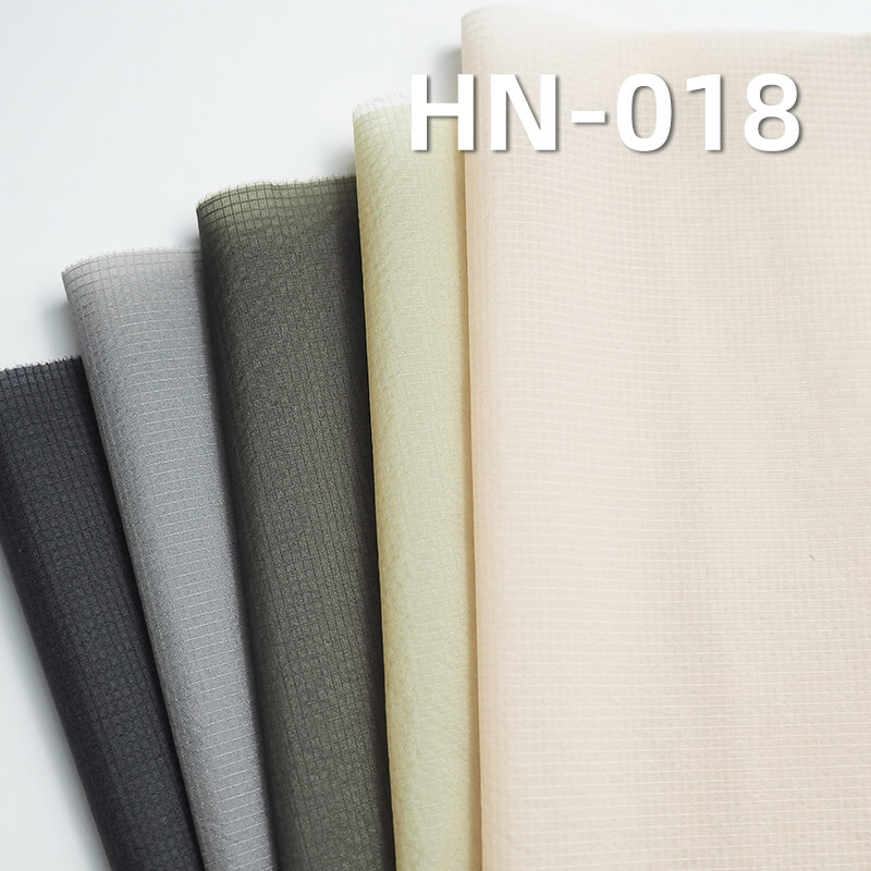 Nylon Plaid Fabric | 42g/m² Coated Dyed Fabric | Anti-Static, Water-Resistant | Spring/Summer Outdoor Clothing