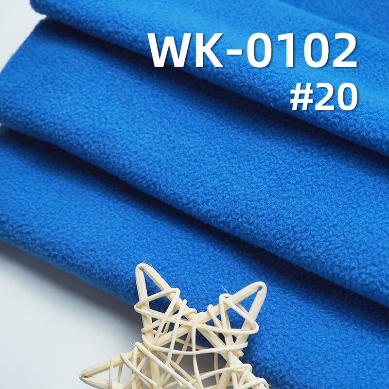 320g/m² Polyester Double-Brushed Fleece Fabric | Warm Autumn/Winter Knit | Loungewear, Sweatshirts, Outerwear Fabric