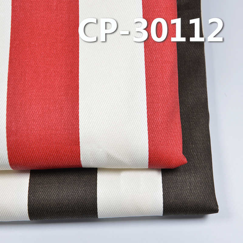 100% Cotton Striped Print Fabric | 260g/m2 Twill Print Fabric | Fabric for Trousers, Skirts, Jackets