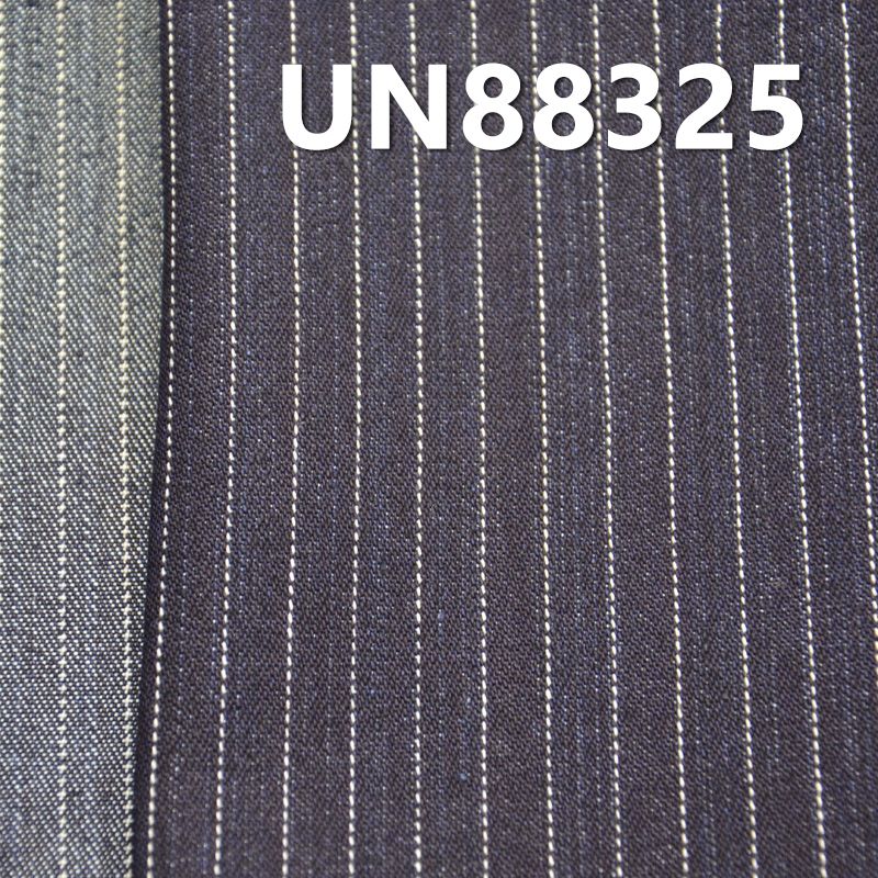 Striped Denim Fabric | 12 oz Cotton-Polyester Fabric | Plain Weave | Fabric for Jeans, Denim Jackets & Coats
