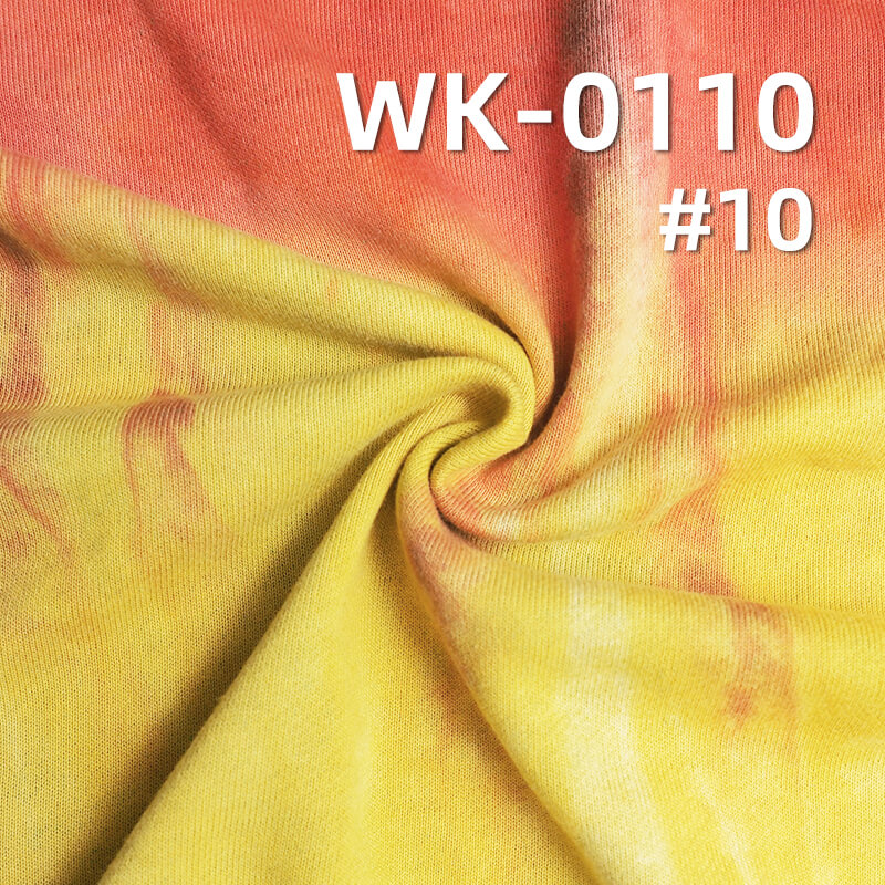 Cotton Tie-Dye Sweatshirt Fabric | 320g/m² Thick Knit Hoodie Fabric | Fall/Winter Sportswear & Outerwear  Fabric
