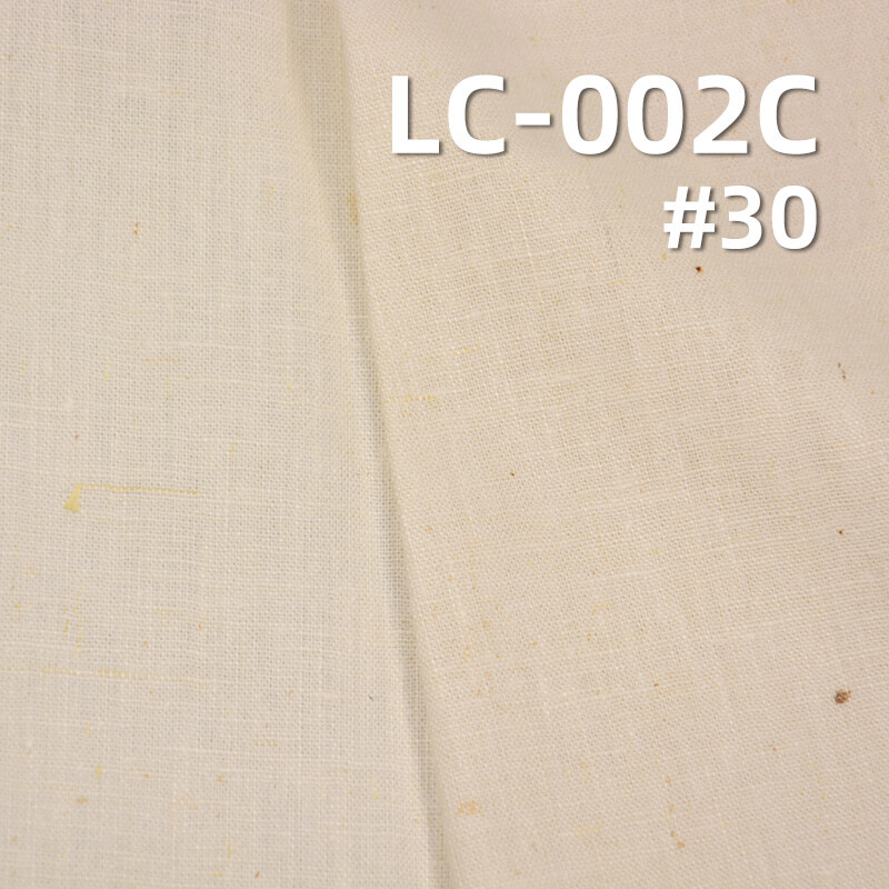 Linen Cotton Plain Weave | 170g/m² Spring-Summer Linen Cotton Fabric | Forest Style | Skirts, Tops, Apparel Fabric