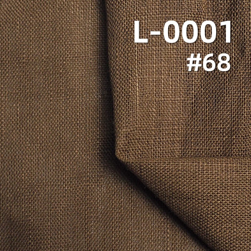 Linen Plain Weave Fabric | 206g/m² Heavyweight Dyed Fabric | Solid Color | Dresses, Pants, Tops Fabric
