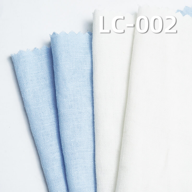 170g/m² Linen-Cotton Plain Weave Fabric | Spring/Summer Dyed Material for Dresses, Tops, Pants