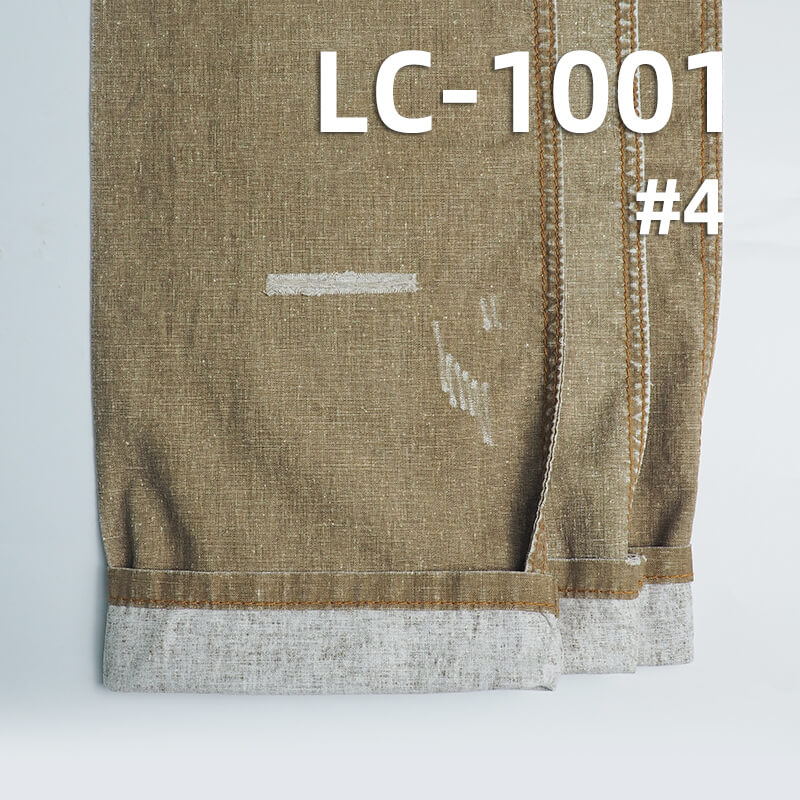 [Special Price] 5.7oz Linen Cotton Dobby Weave | Lightweight Linen Cotton Fabric for Spring-Summer | Skirts, Pants, Casual Jackets