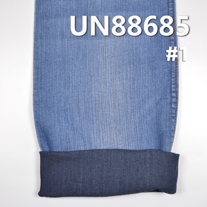 Stretch  Denim | 9 oz Cotton-Polyester Slub Twill Denim | 3/1 "Z" Twill | Fabric for Jeans, Denim Skirts,Denim Shirts