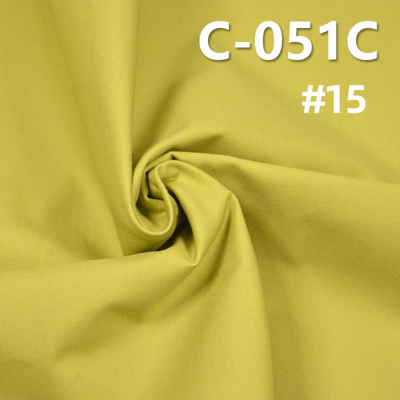 100% Cotton Dyed Fabric | 145g/m² Combed Cotton Peached  Fabric |2/1"S"Twill Fabric for Pants, Skirts, Casual Outerwear Material