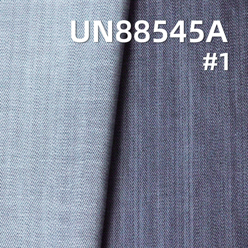 Mercerized Denim |100% Cotton Cross Slub Grey Denim | 6.5oz Twill Denim | Denim Pants, Skirts, Shirts Fabric