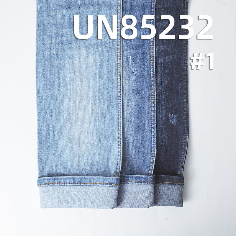 Tri-Core Stretch Denim Fabric | 9.1oz Cotton-Stretch Vertical Slub Desized Twill Denim | Stretch Jeans, Denim Skirt Material