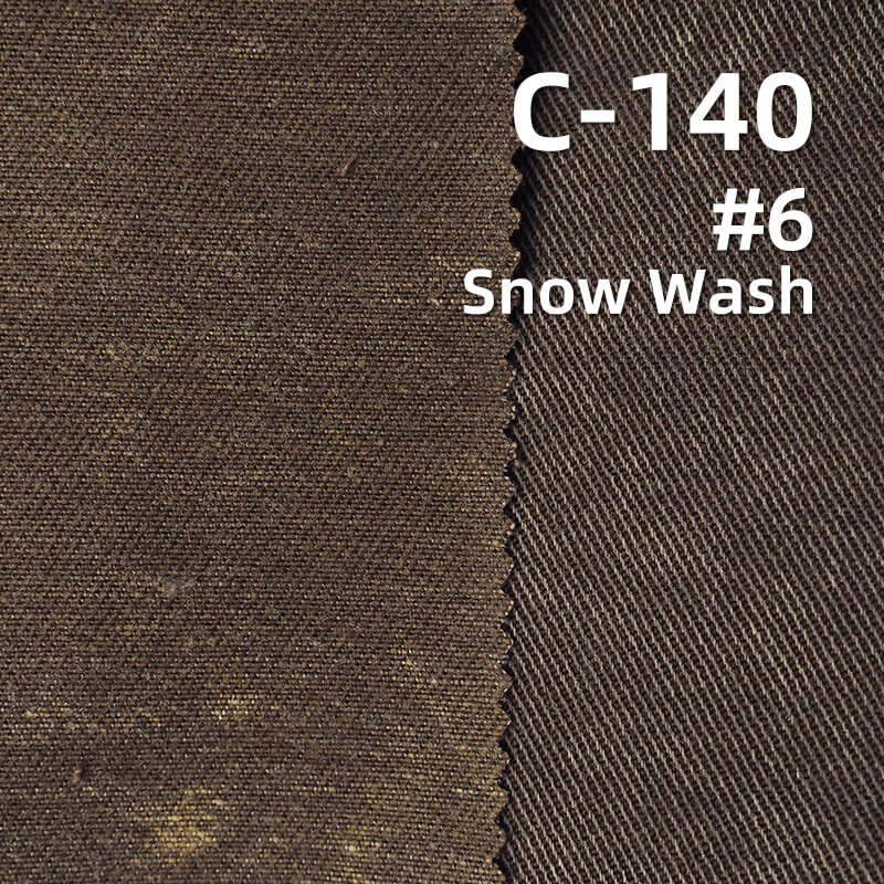 Washed Twill Fabric | 260g/m2 Lyocell Cotton Twill Fabric | Skirts Workwear Trousers Casual Jackets Fabric