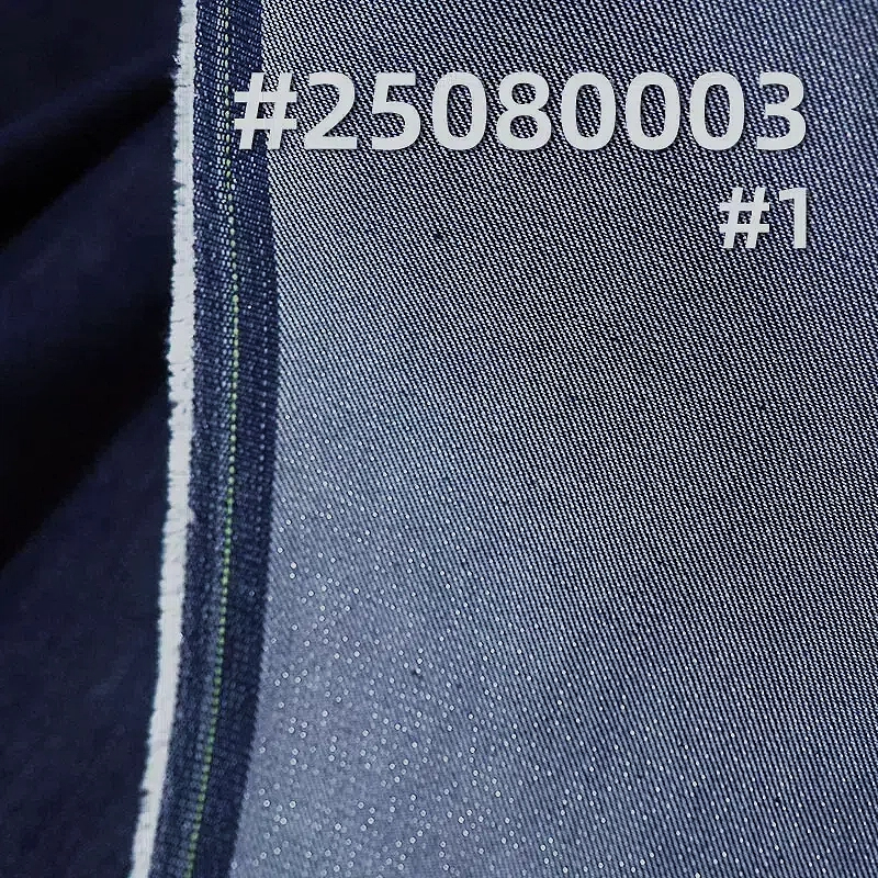 Metallic Thread Colorfast Denim | 9.6oz Lyocell Twill Slub Denim | Bags Shirts Skirts Fabric